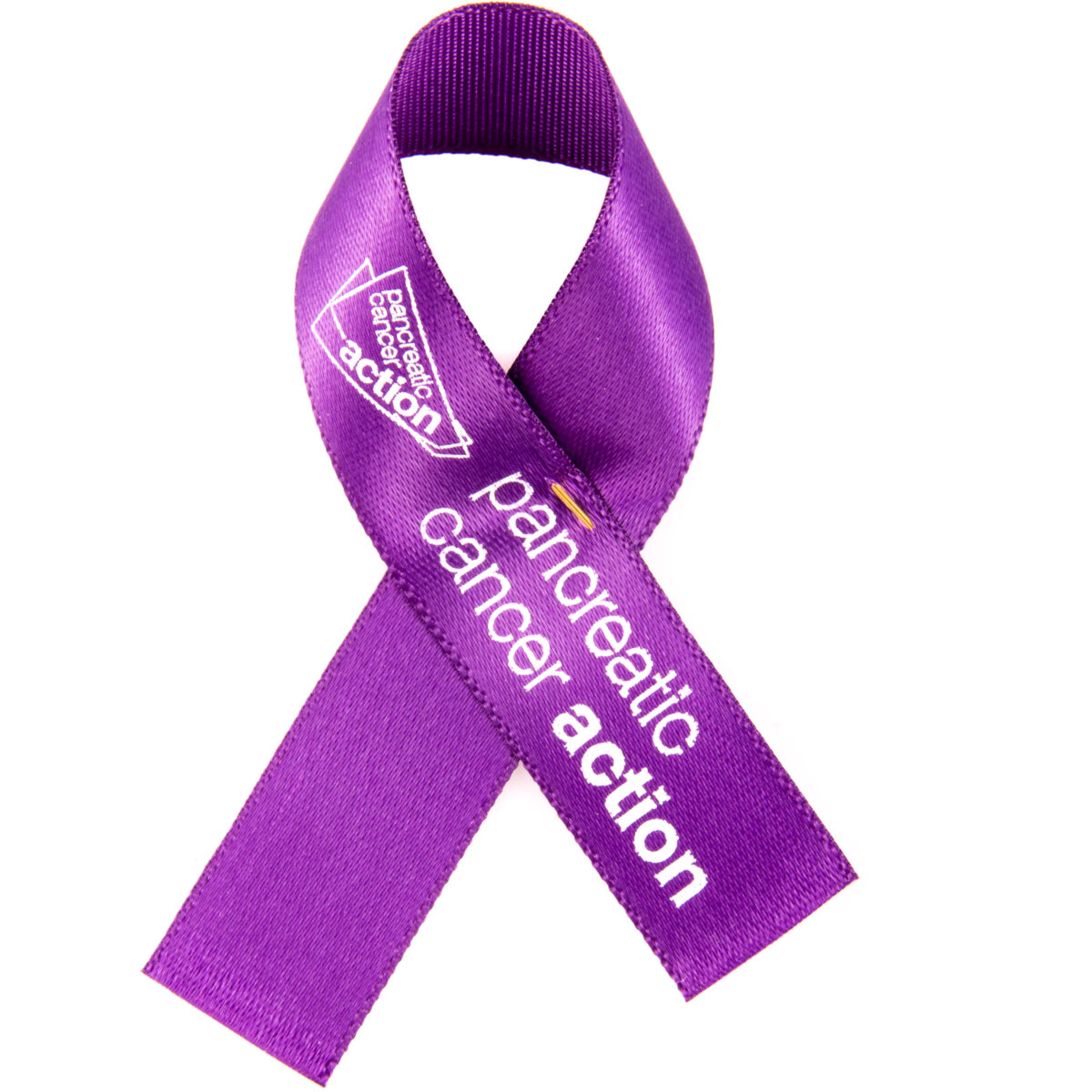 Pancreatic Cancer Acton ribbon pin
