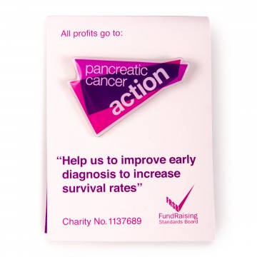 Pancreatic Cancer Action enamel pin