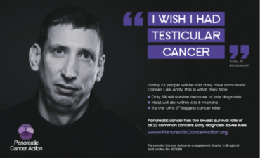 Pancreatic Cancer Action Ad campaign