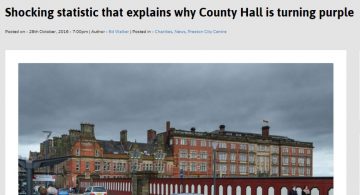County Hall newspaper feature