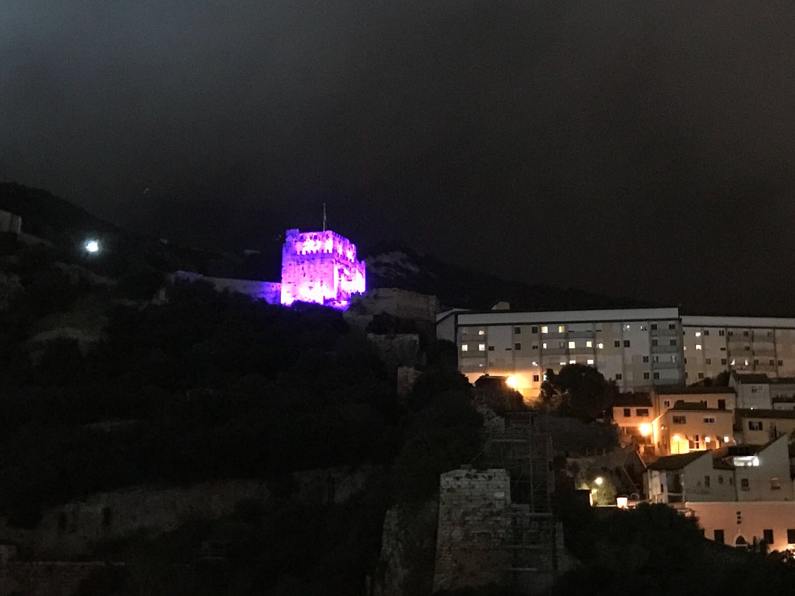 The Moorish Castle in Gibraltar #LightItPurple
