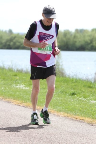 A picture of Norman Whitwood as part of the dedicated family who raise money for Pancreatic Cancer Action
