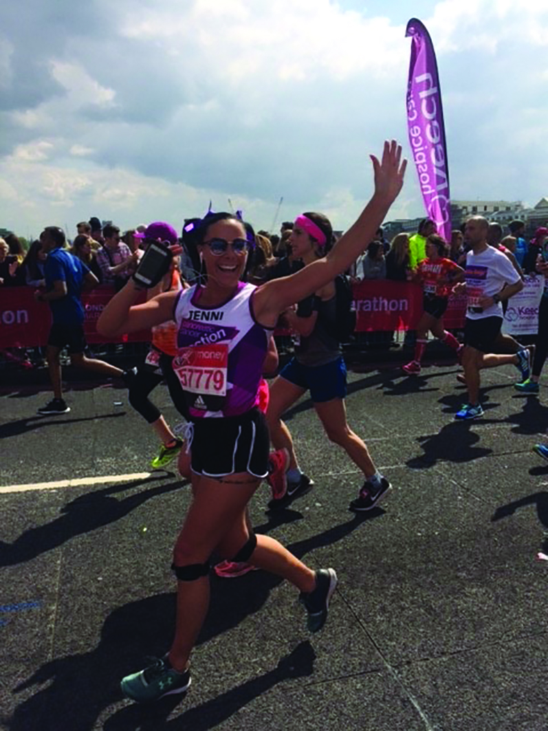 A picture of Jenni Kelly as part of the dedicated family who support Pancreatic Cancer Action