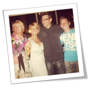 A picture of Rob, Alison and their children for Remembering Alison