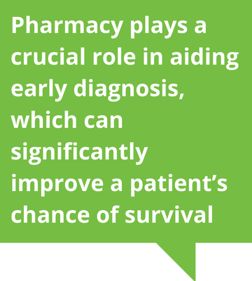 quote from Ade Williams about pharmacists role with pancreatic cancer