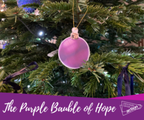Purple Bauble of Hope