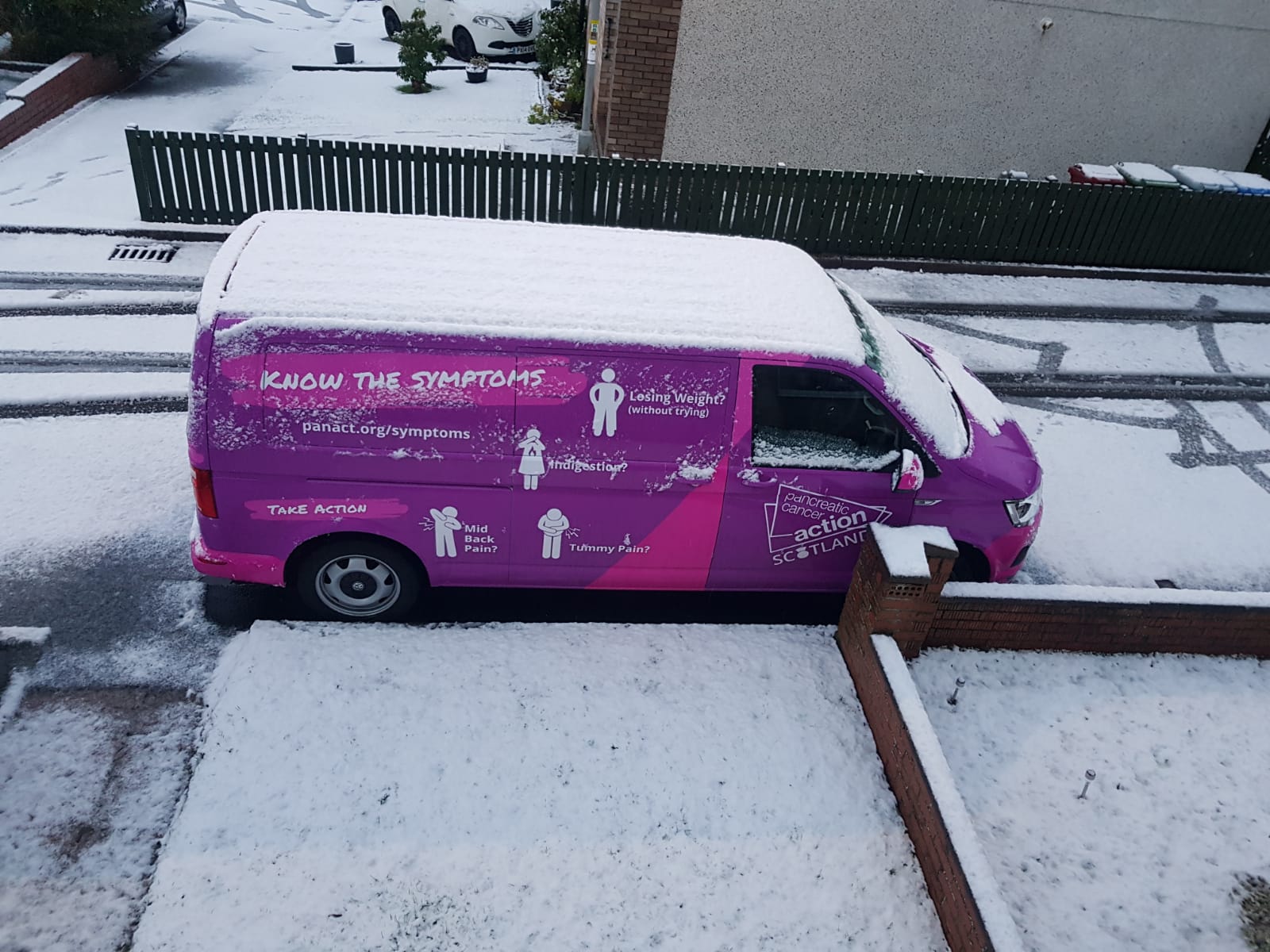 Snow on the Pan Can Van