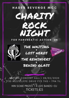 Charity Rock Night Flyer