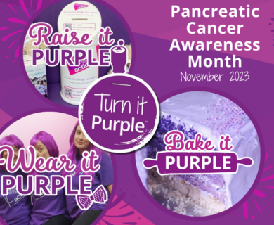 Turn it Purple for Pancreatic Cancer Awareness Month.