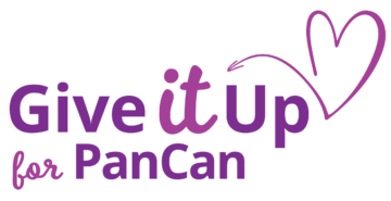 Give It Up for PanCan Logo - fundraise for pancreatic cancer action